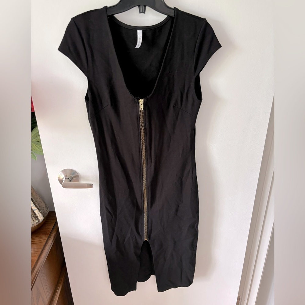 Sexy Front Zip Dress